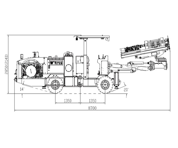 Гидравлическая буровая установка HT72