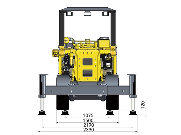 Гидравлическая анкерная буровая установка HT92-D (Минимальное сечение: 2,4 м)